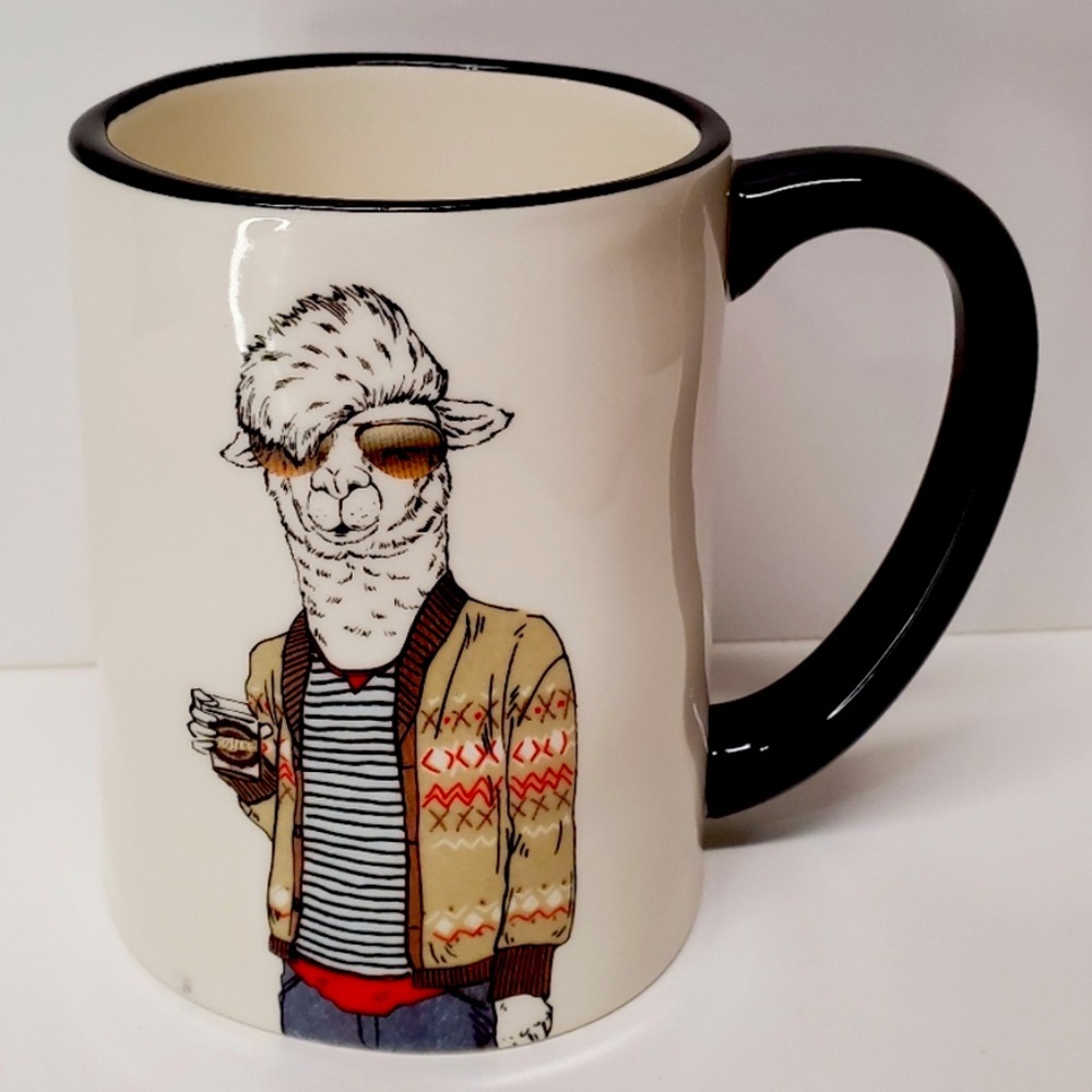 Graphic 17.5 oz. Coffee Mug - Cool Llama